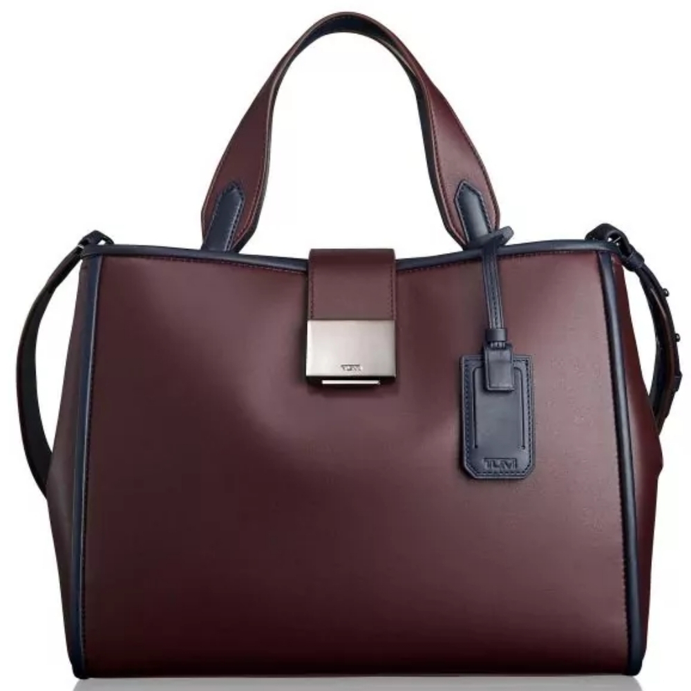 NWT Tumi Mariella Vivian Tote In Burgundy
